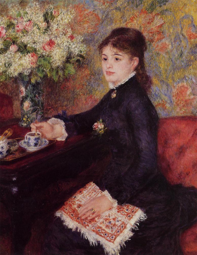 Pierre-Auguste Renoir. The Cup of chocolate