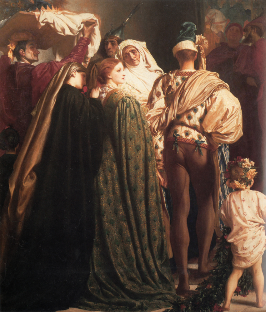 Frederic Leighton. Dante in exile (fragment)