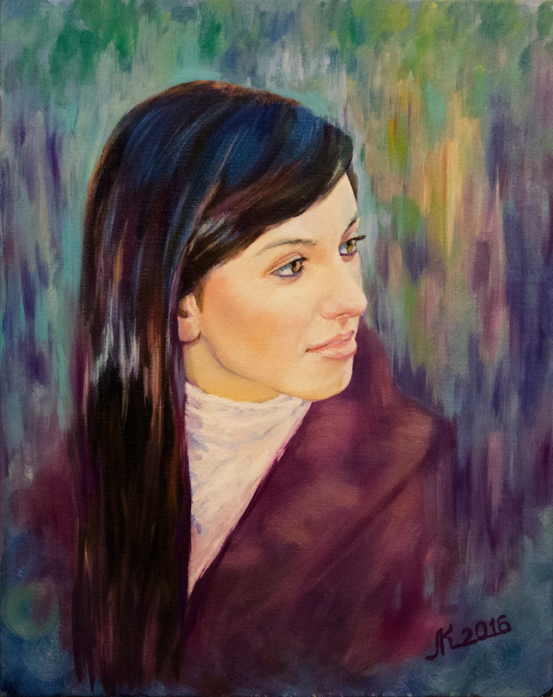 Mila Kaneyeva. Portrait to order