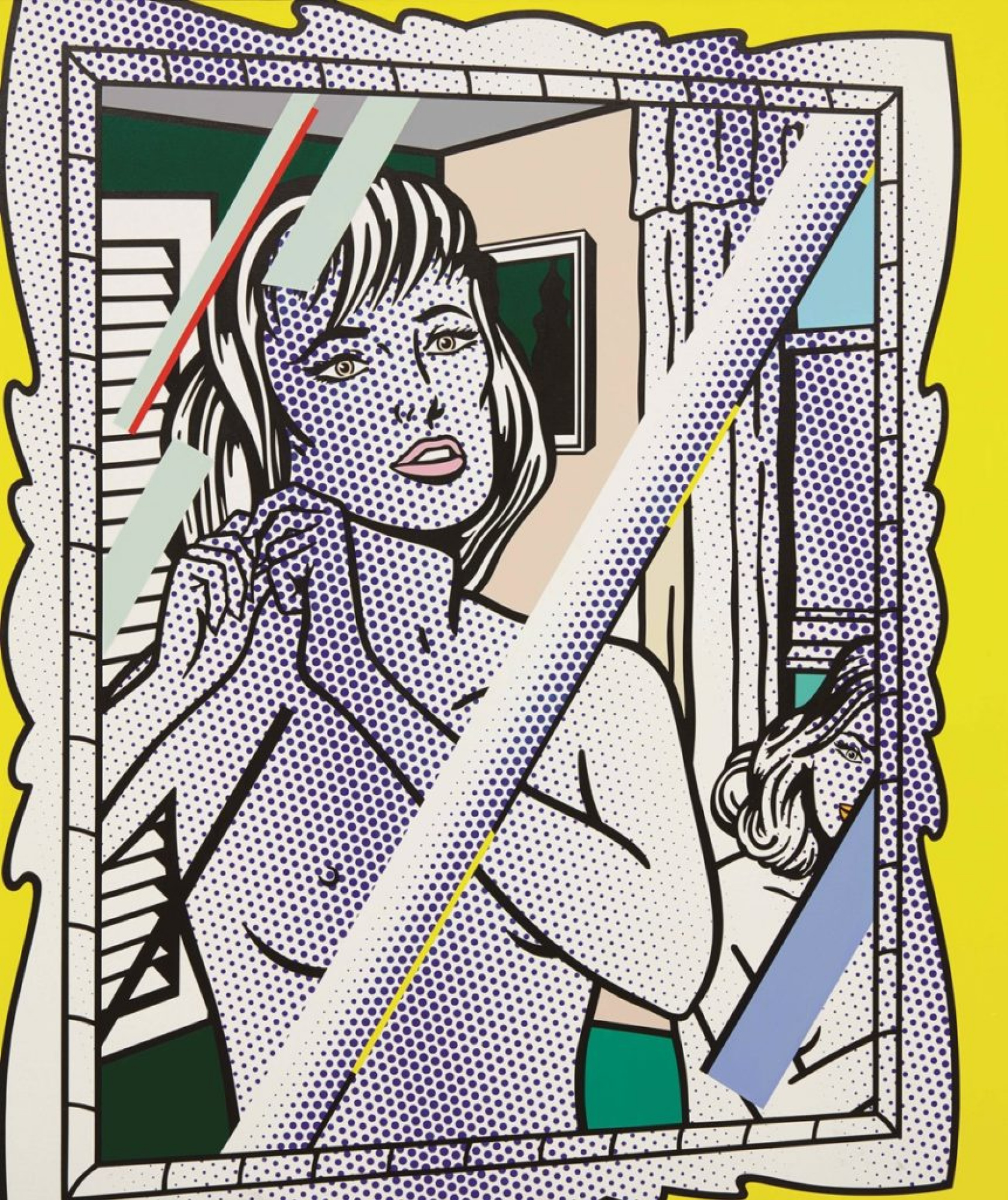 Nude in the mirror, 1994 by Roy Lichtenstein: History, Analysis & Facts |  Arthive