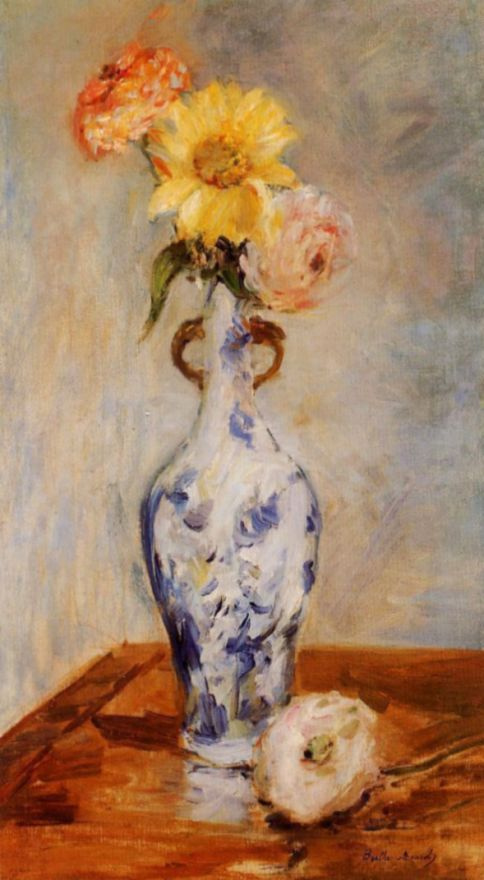 Berthe Morisot. Blue vase
