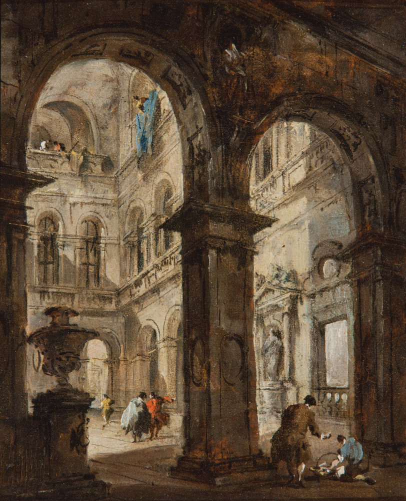 Francesco Guardi. An architectural capriccio