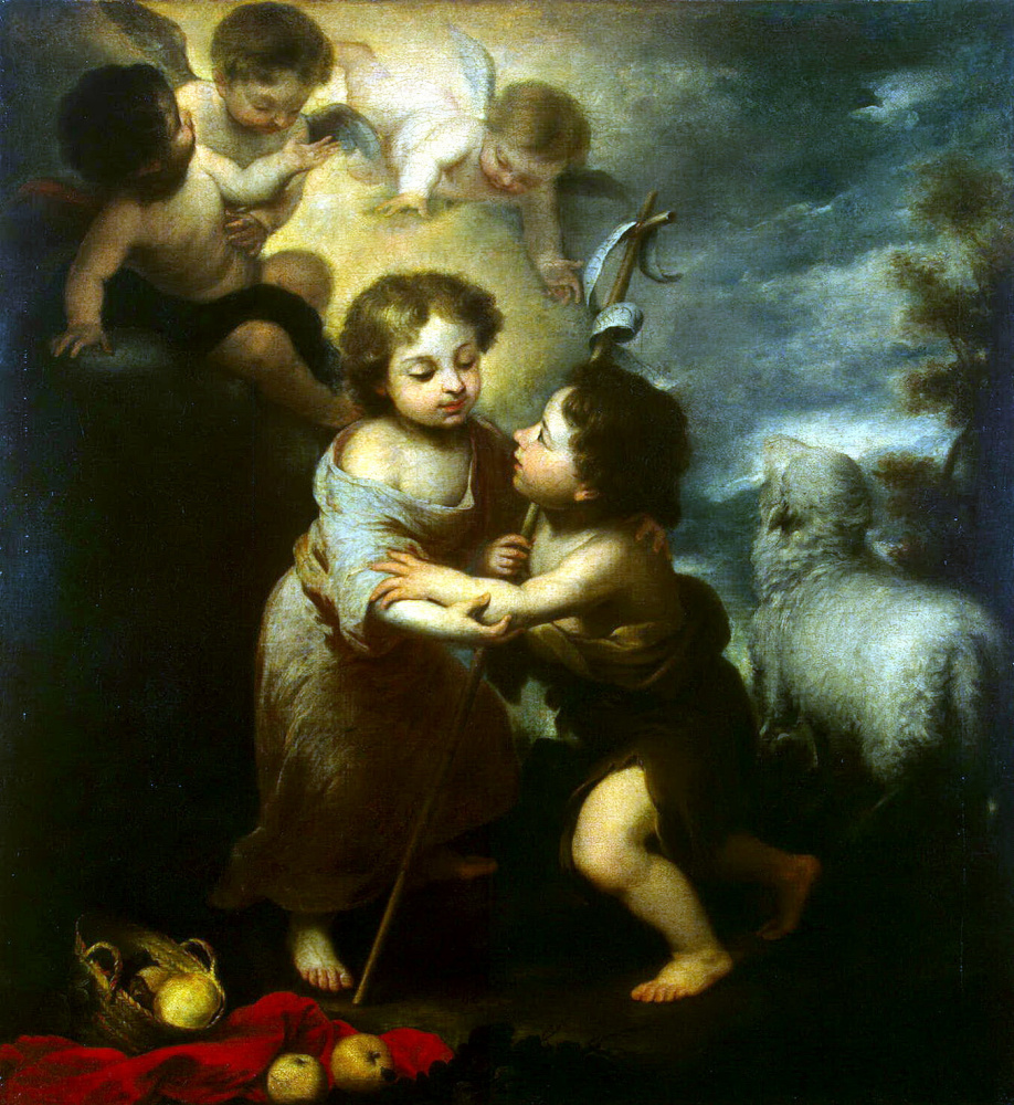 Bartolomé Esteban Murillo. Christ and John the Baptist in his childhood