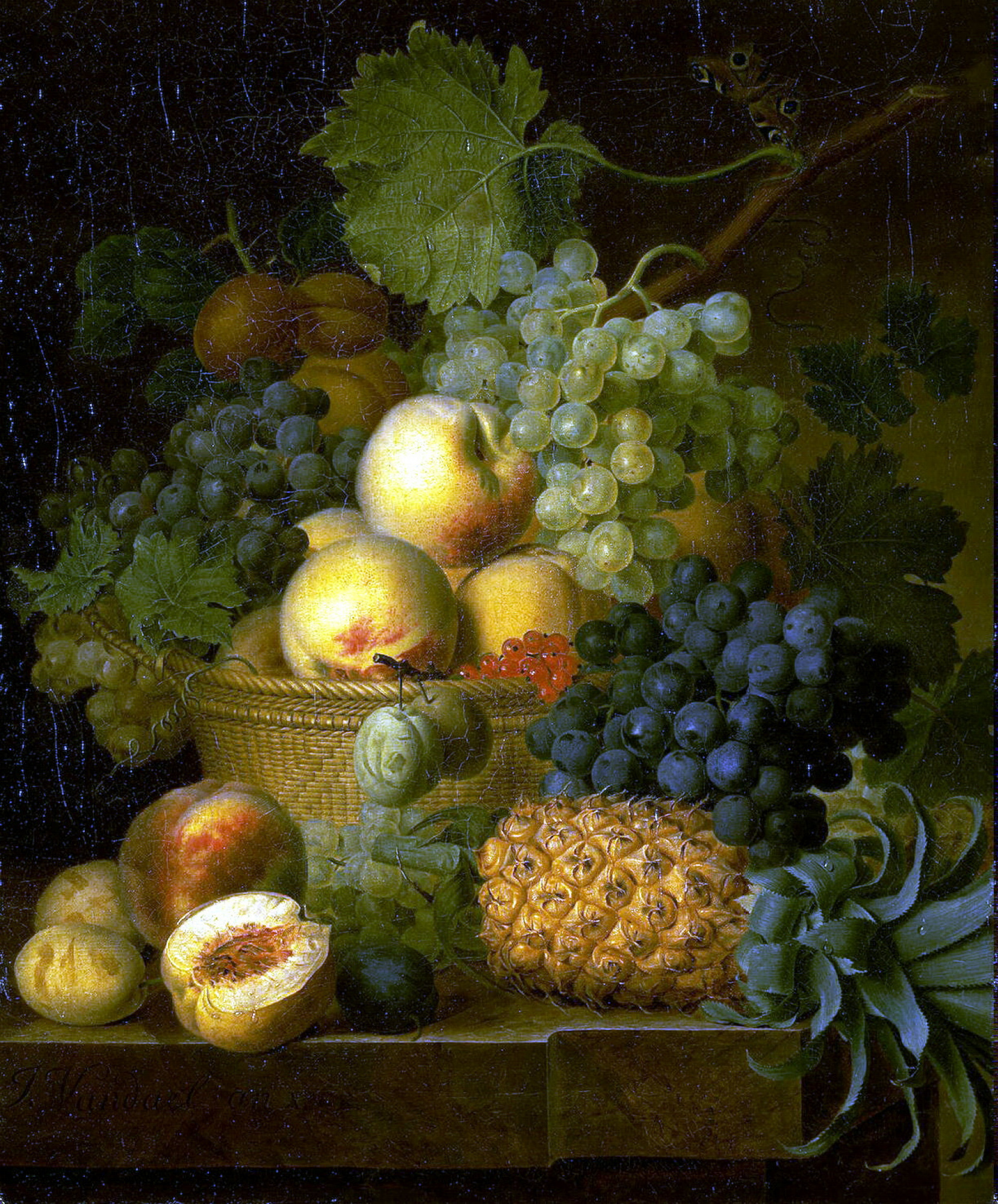 Fruit basket by Jean Francois van Dahl History Analysis Facts