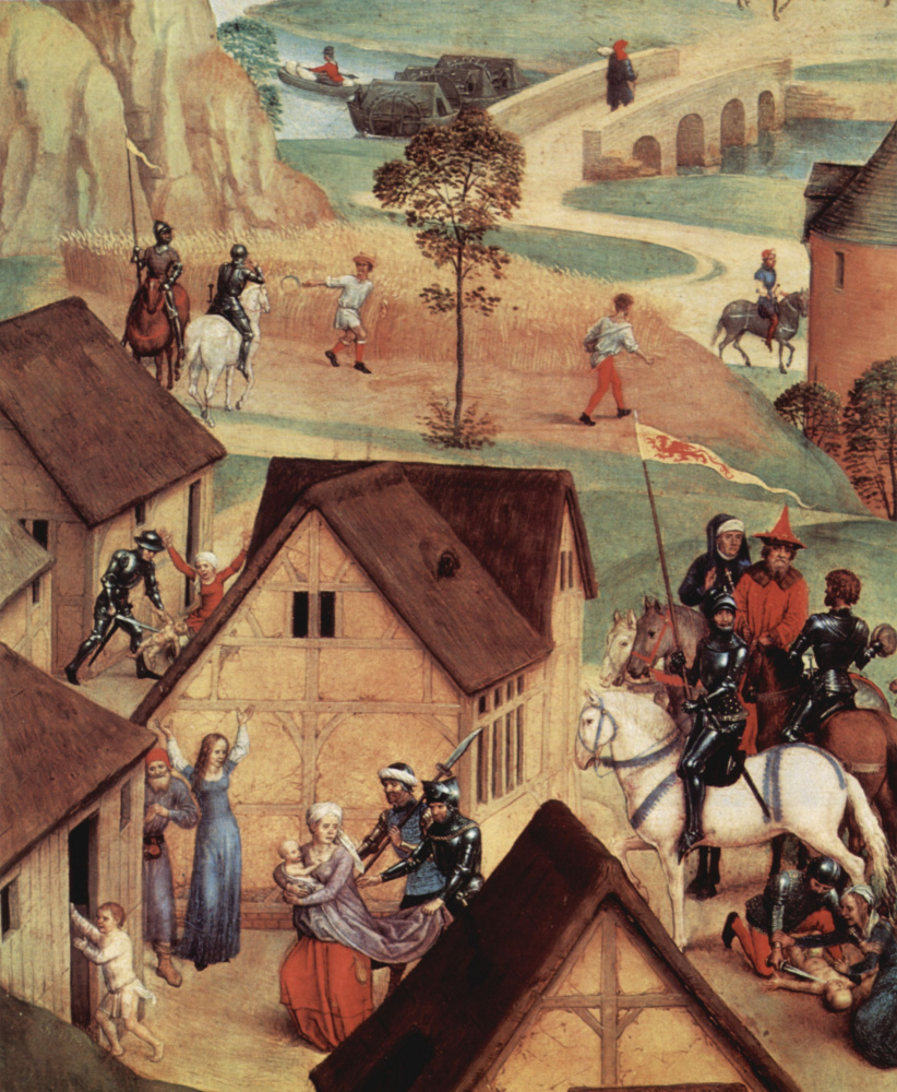 Hans Memling. Advent and Triumph of Christ or the Seven joys of Mary. Fragment