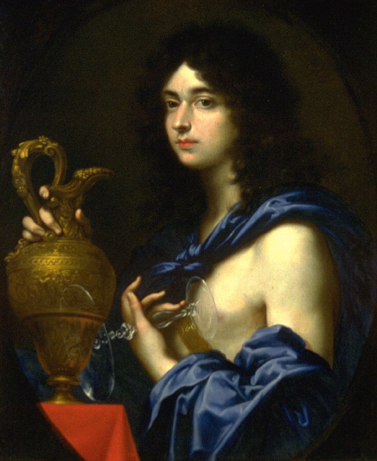 Baldassare Francescini. Portrait of the Chevalier de Lorena in the image of Ganymede