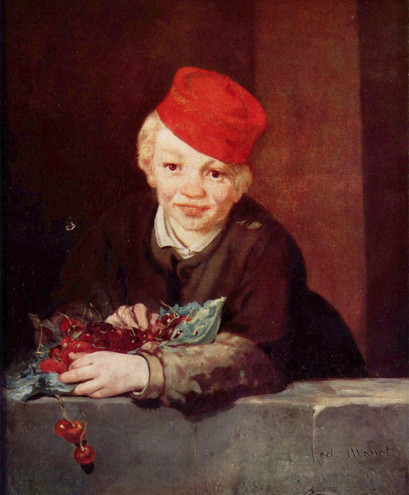 Edouard Manet. The boy with cherries