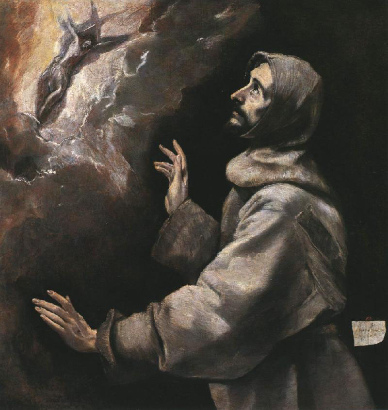 Эль Греко (Доменико Теотокопули). Saint Francis Receiving the Stigmata