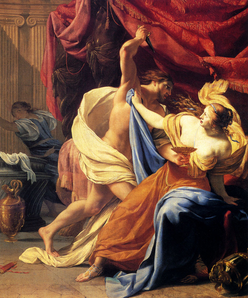Simon Vouet. Lucretia and Tarquinius