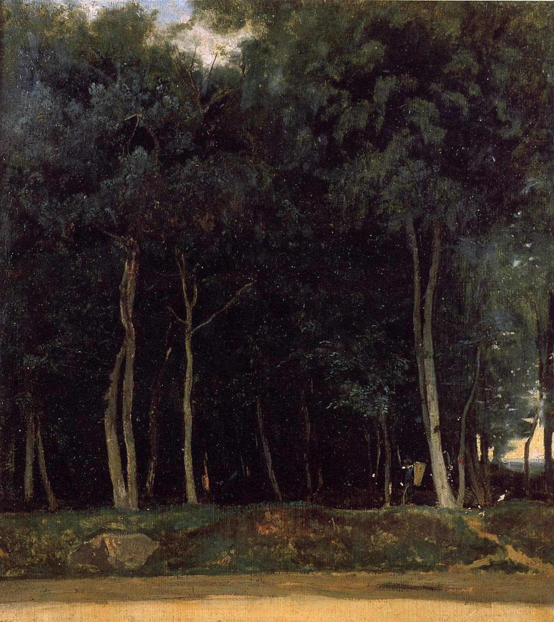 Fontainebleau, Road Bass Bro, 1835 by Camille Corot: History