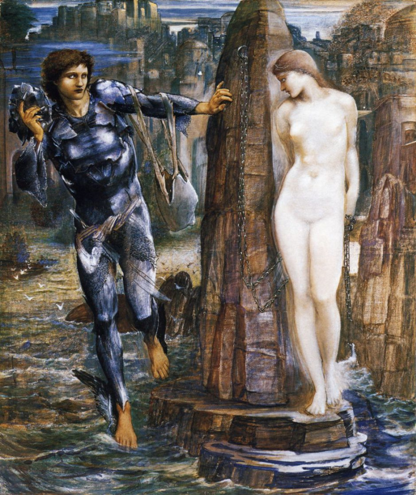 Edward Coley Burne-Jones. Serie "Perseus". Rock of Doom