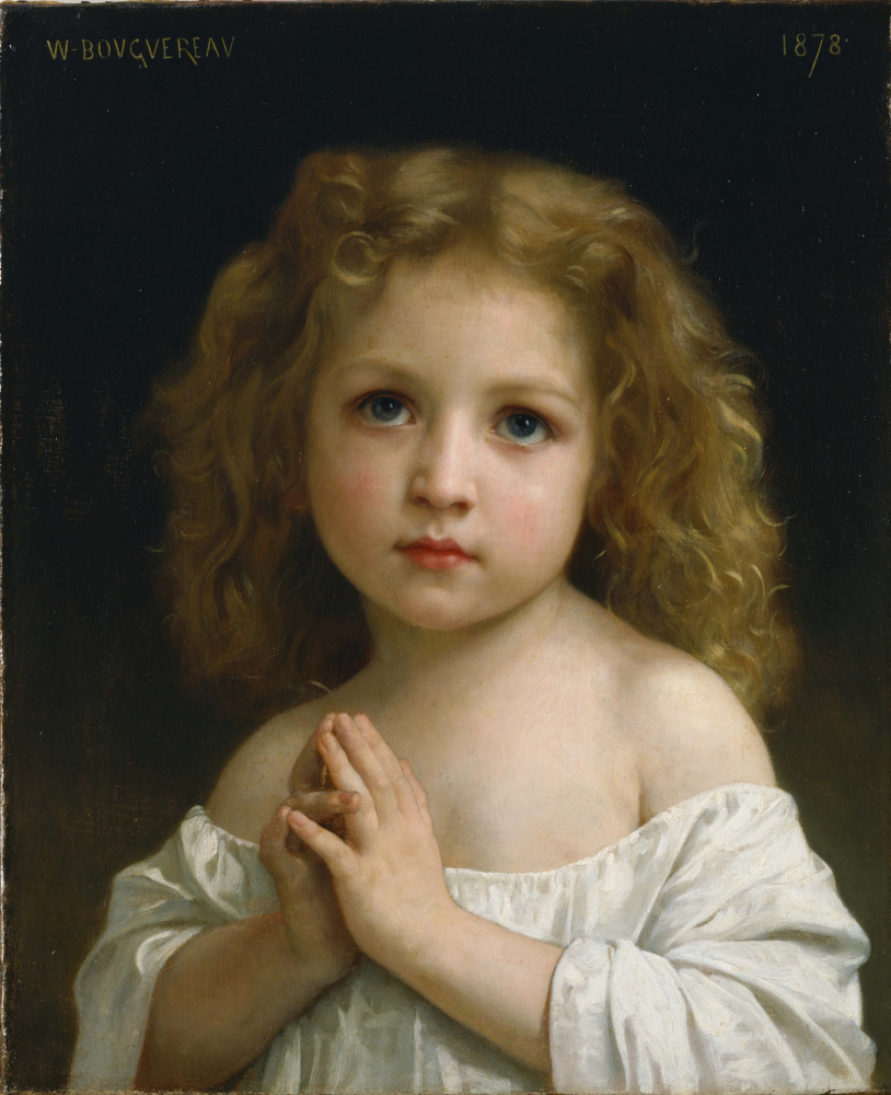 William-Adolphe Bouguereau. Baby Mädchen