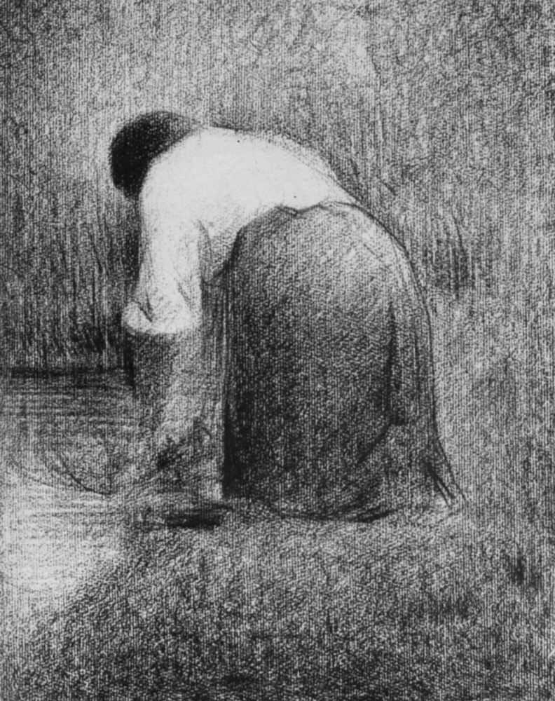 Georges Seurat. Laundress