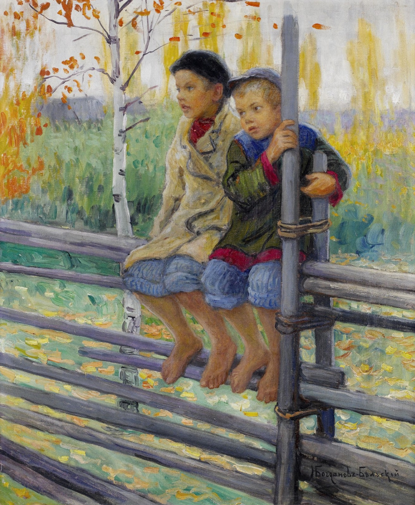 Nikolay Petrovich Bogdanov-Belsky. Best friends