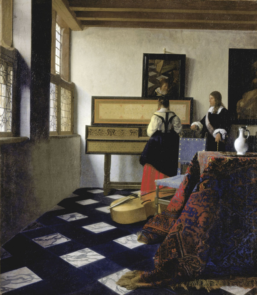 Jan Vermeer. Music lesson