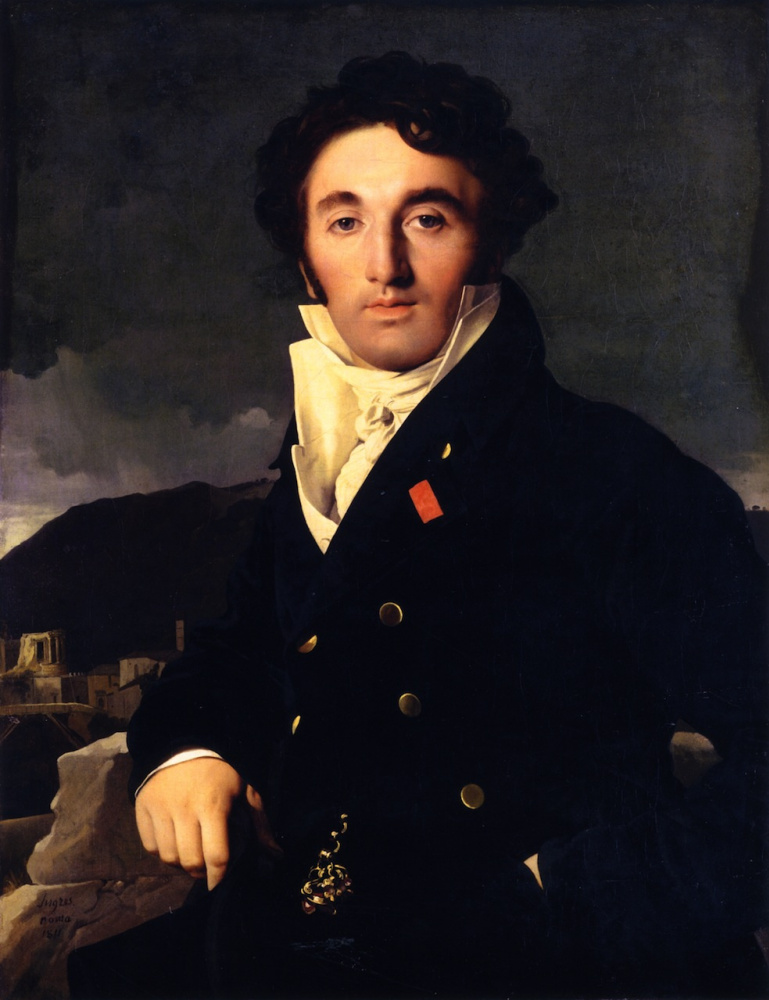Jean Auguste Dominique Ingres. Portrait Of Charles-Joseph-Laurent Cordier