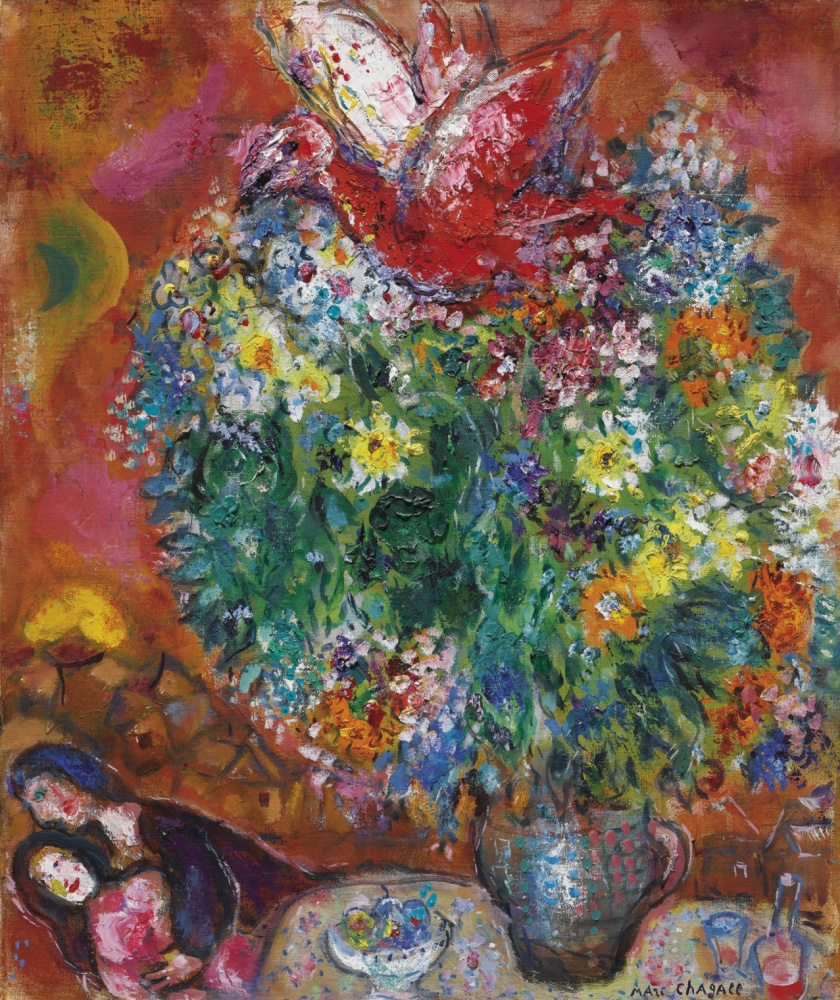 Marc Chagall. Fiori e amanti
