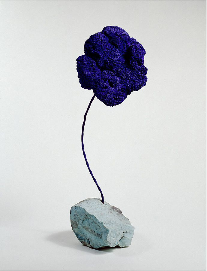 Yves Klein. Blue sponge