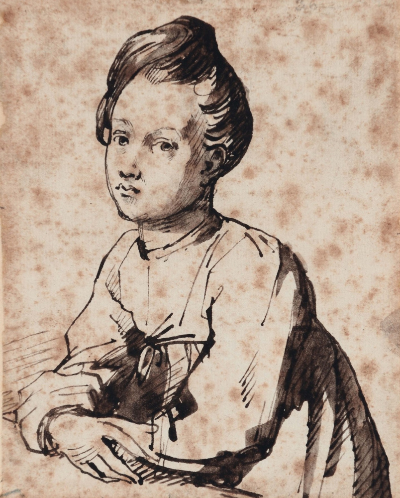 Théodore Géricault. Portrait of a child at the table