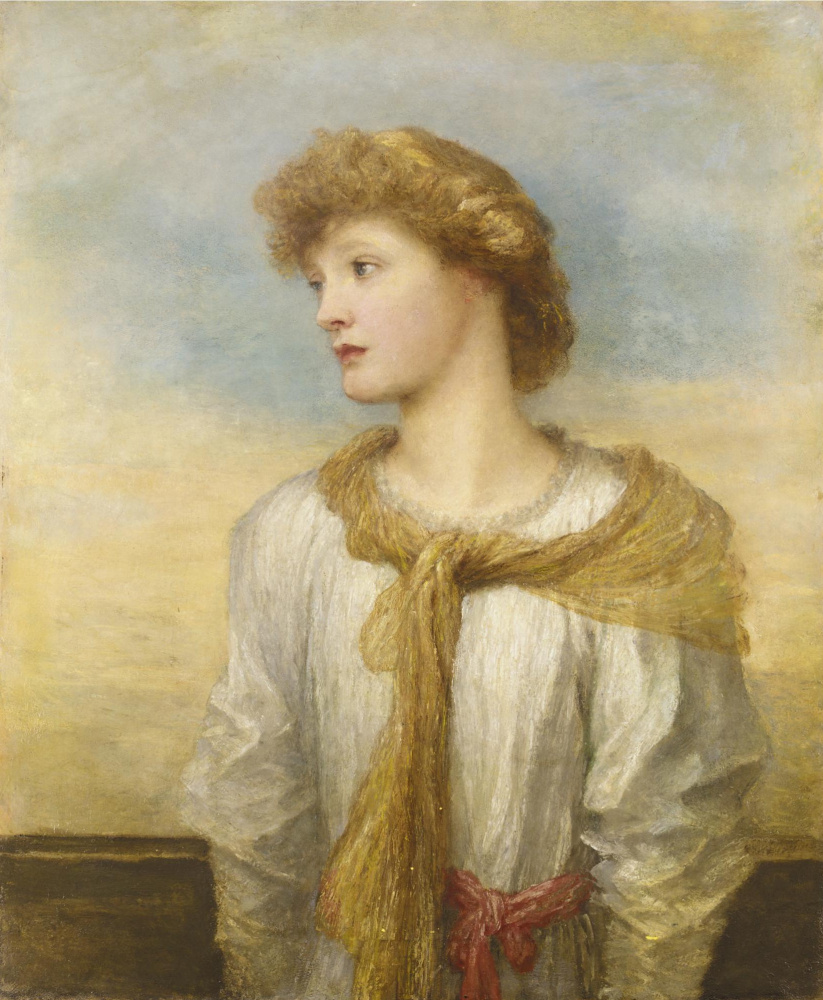 George Frederick Watts. Portrait of Miss Lillian Mackintosh