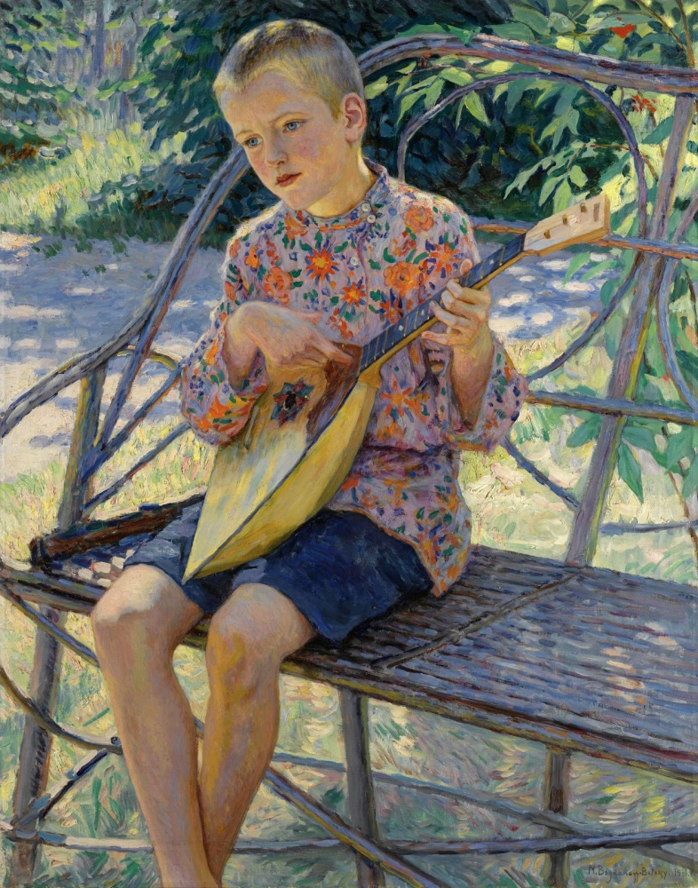 Nikolay Petrovich Bogdanov-Belsky. Il figlio dell'artista