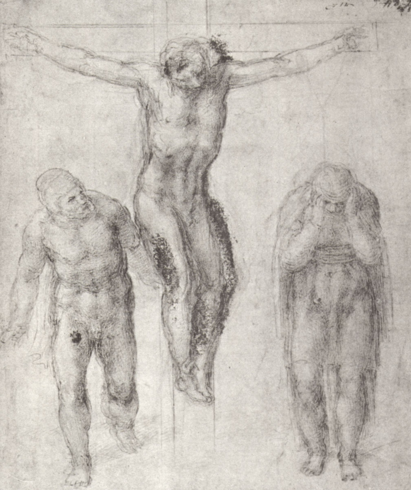 Michelangelo Buonarroti. Le christ sur la croix