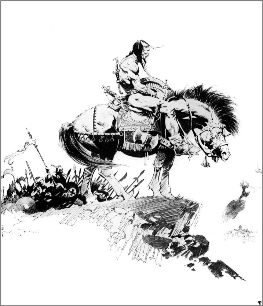 Frank Frazetta. The tired rider