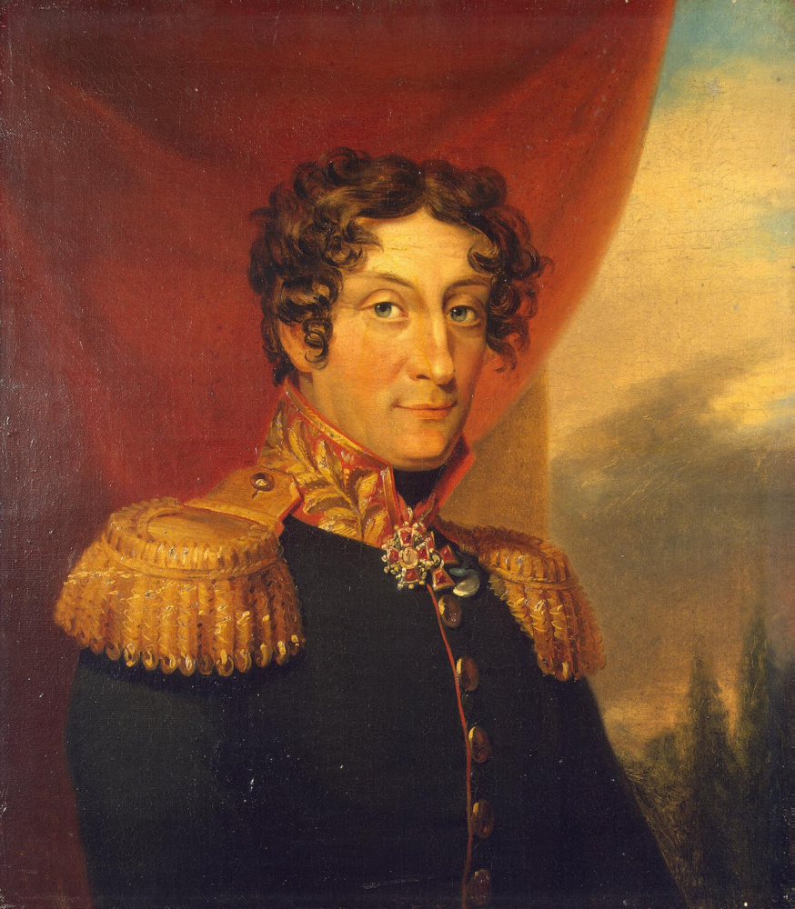 George Dow. Portrait Of Alexander Yakovlevich Patton