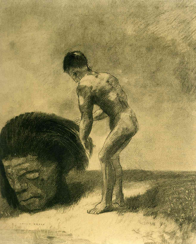 Odilon Redon. David and Goliath