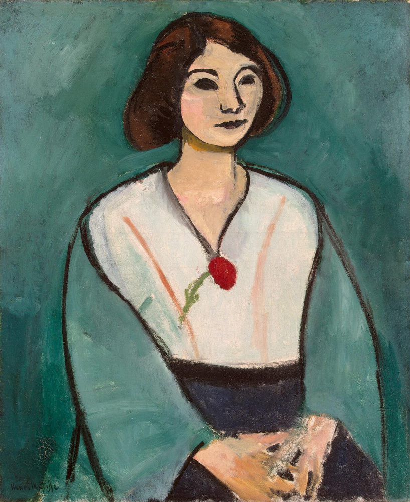 Henri Matisse. The lady in green
