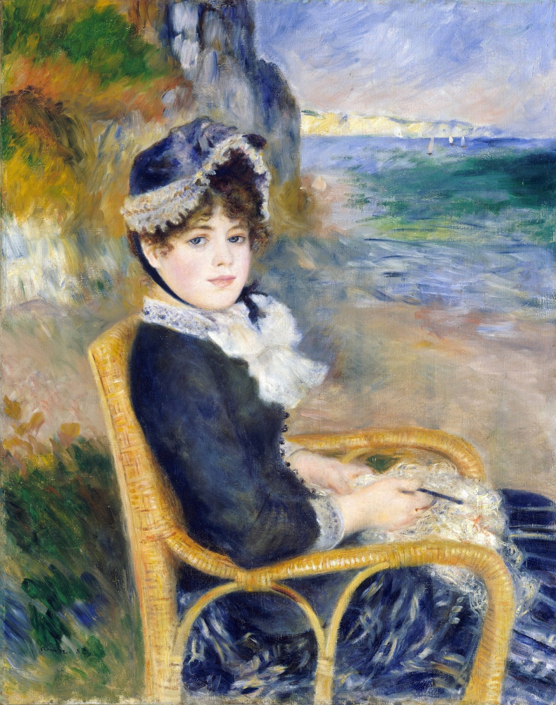 Pierre-Auguste Renoir. On the seashore (Alina Sharigo)