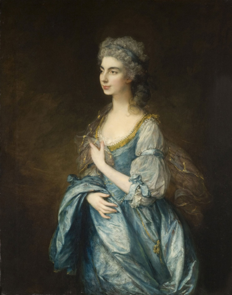 Thomas Gainsborough. El retrato de la señora de la parentela, nee ann harley