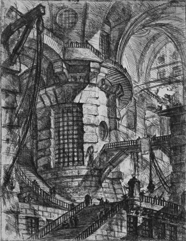 Giovanni Battista Piranesi. Series Prison, leaf III