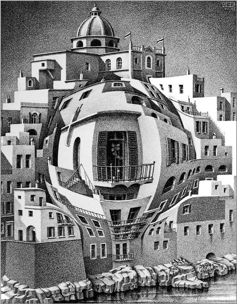 Maurits Cornelis Escher. Balcony