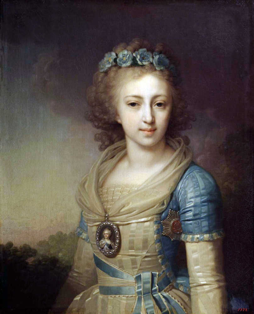 Vladimir Borovikovsky. Portrait of Grand Duchess Elena Pavlovna