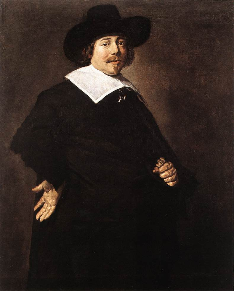 Frans Hals. Portrait of a man. Perhaps albert van Nierop