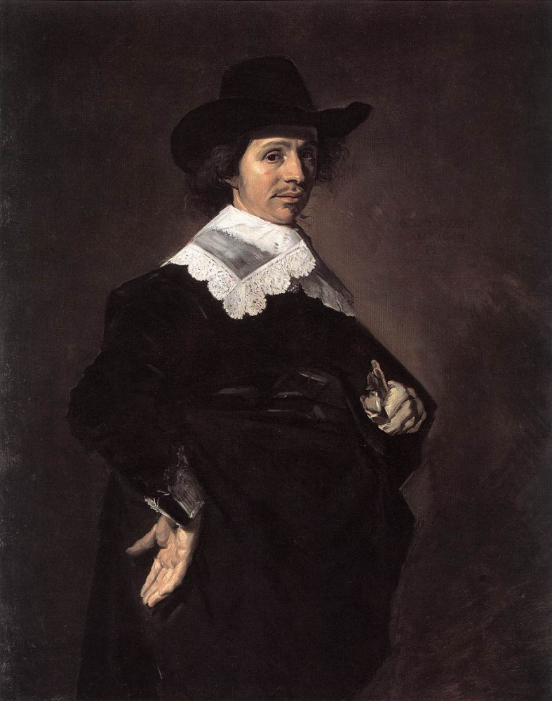 Frans Hals. Portrait of a man. Paulus Vershuur