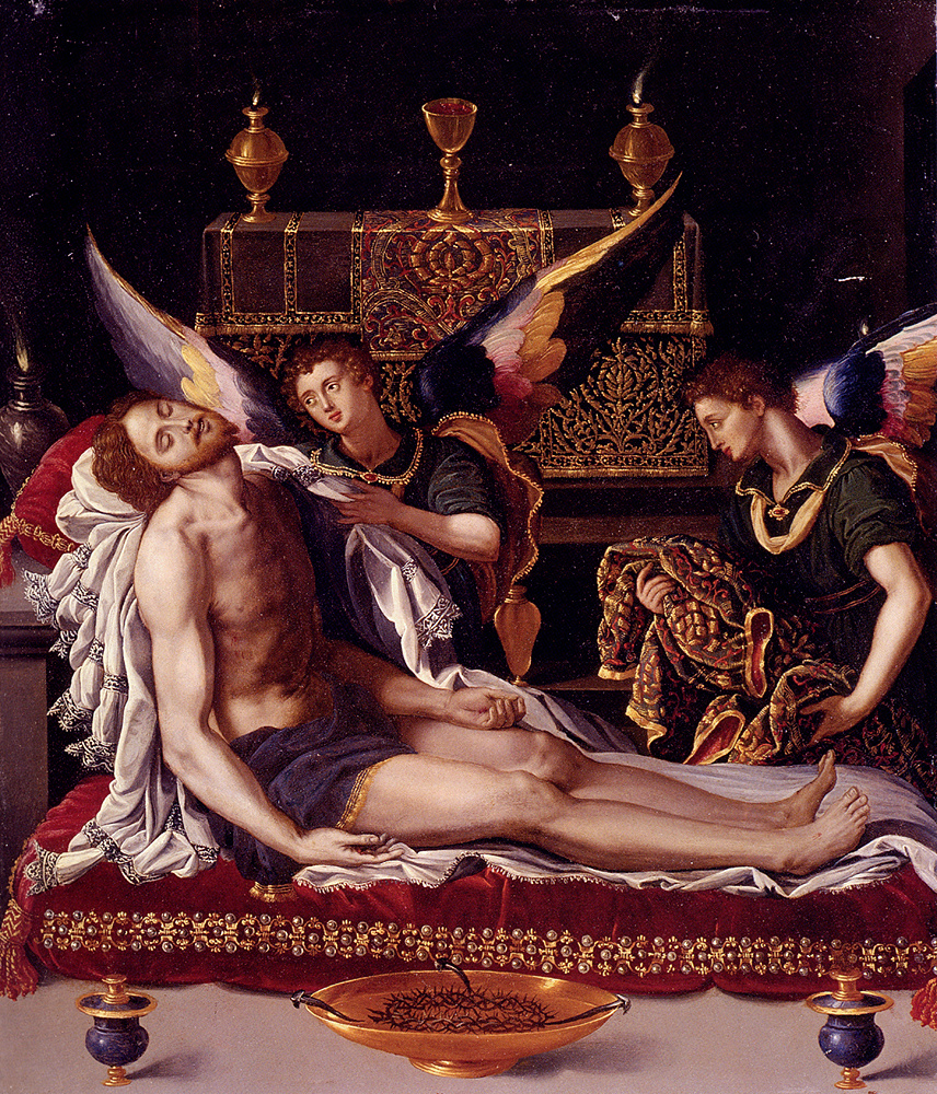 Alessandro Allori. The dead body of Christ