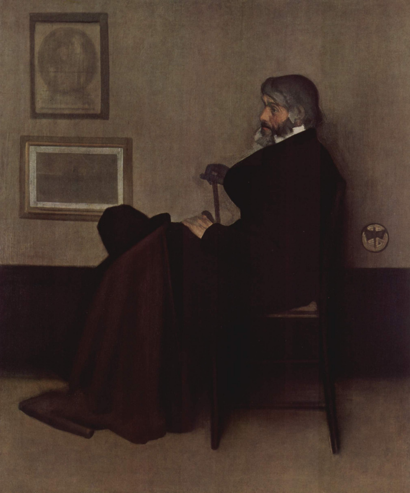 James Abbot McNeill Whistler. Arrangement in gray and black No. 2. Portrait Of Thomas Carlyle