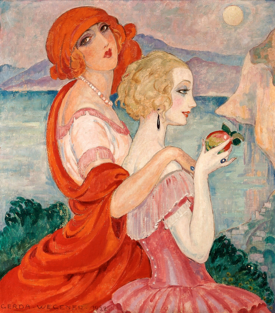 Gerda Wegener. On the road to Anacapri