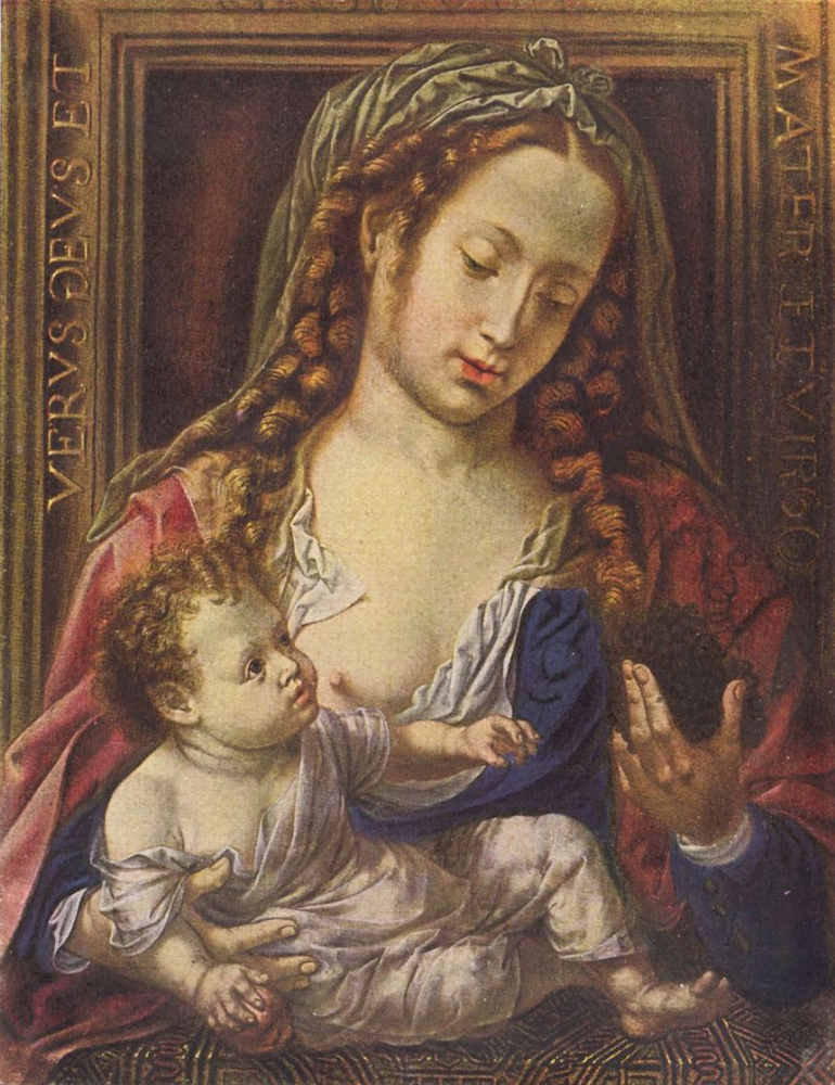 Jan Gossaert. Mary with child
