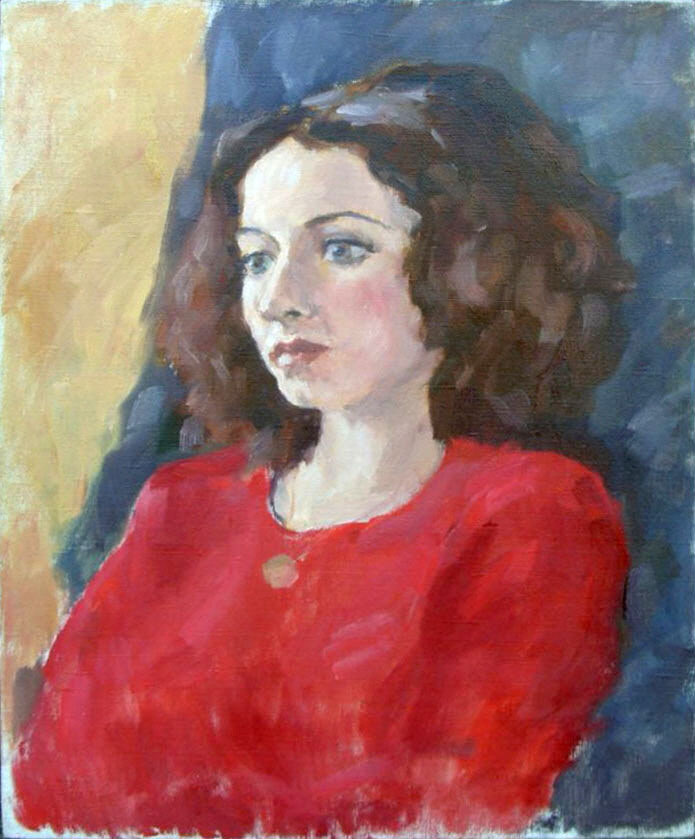 Urii Parchaikin. The girl in the red