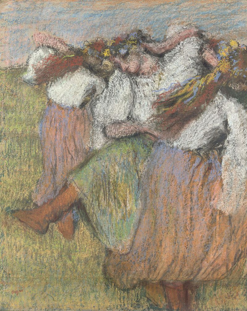 Edgar Degas. Ukrainian dancers