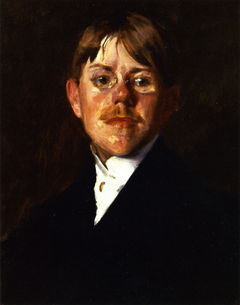 William Merritt Chase. 弗兰克沃兹沃思的肖像