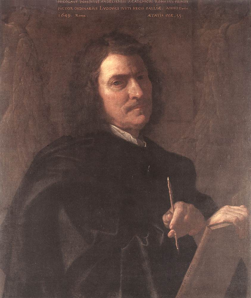 Nicolas Poussin. Self-portrait