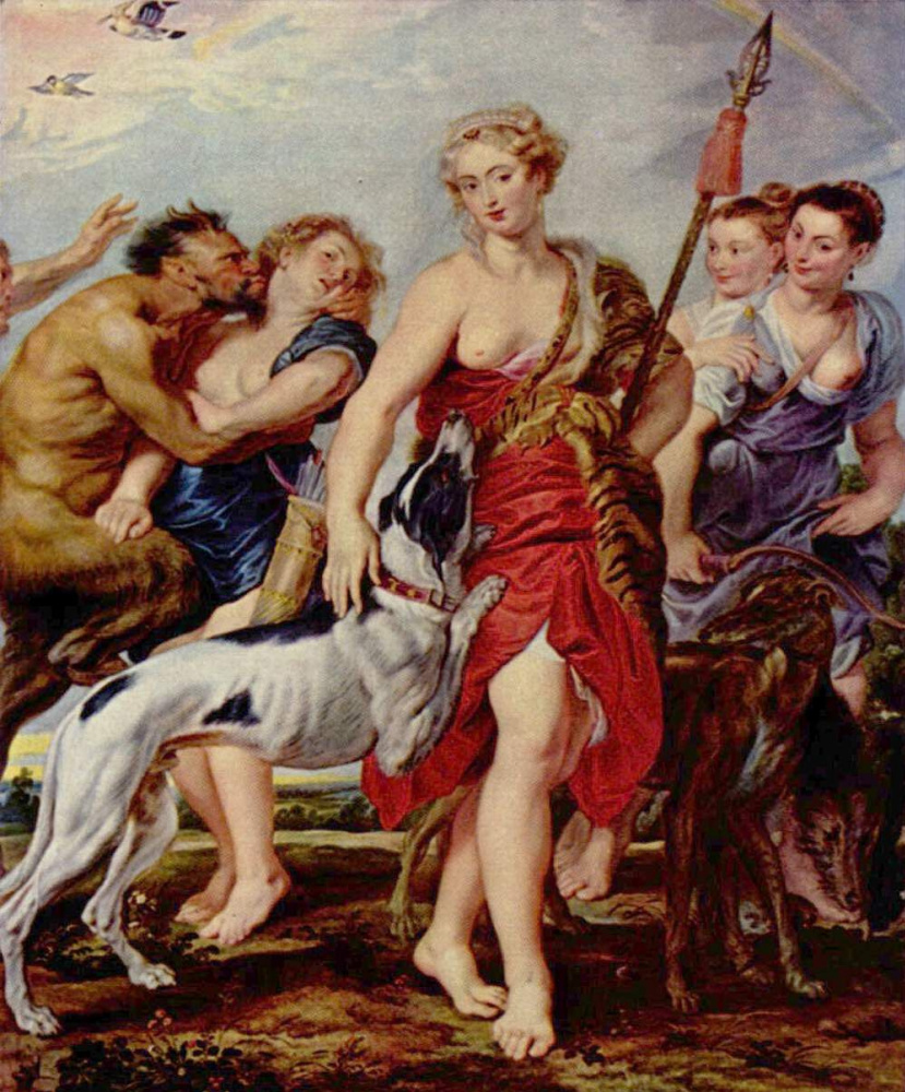 Peter Paul Rubens. Diana with nymphs before heading to the hunt
