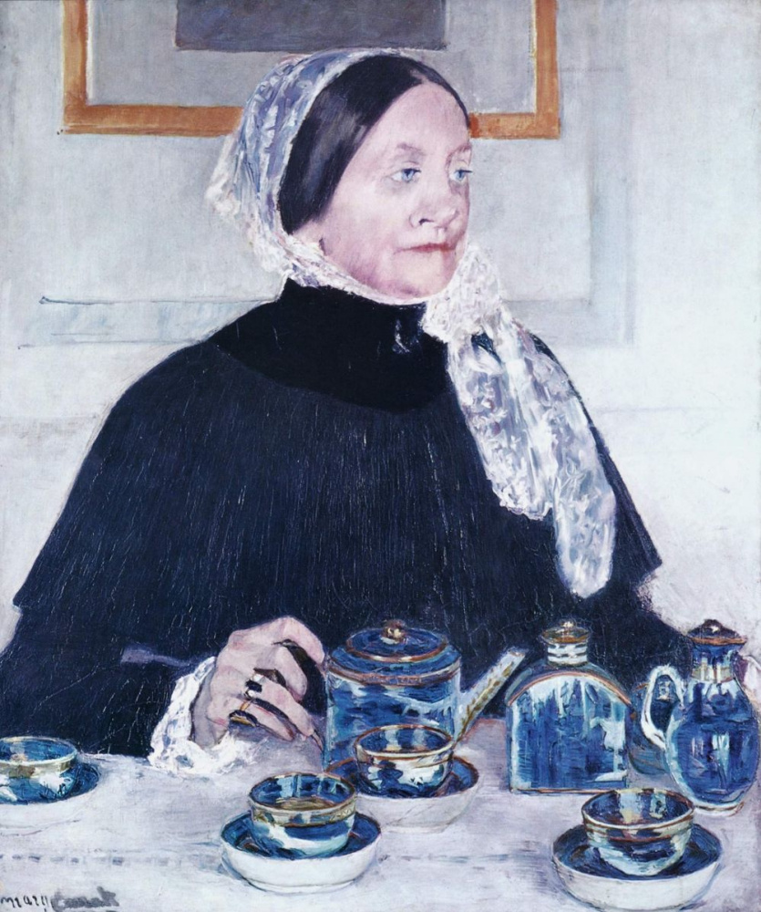 Мэри Кассат. Дама за чайным столом