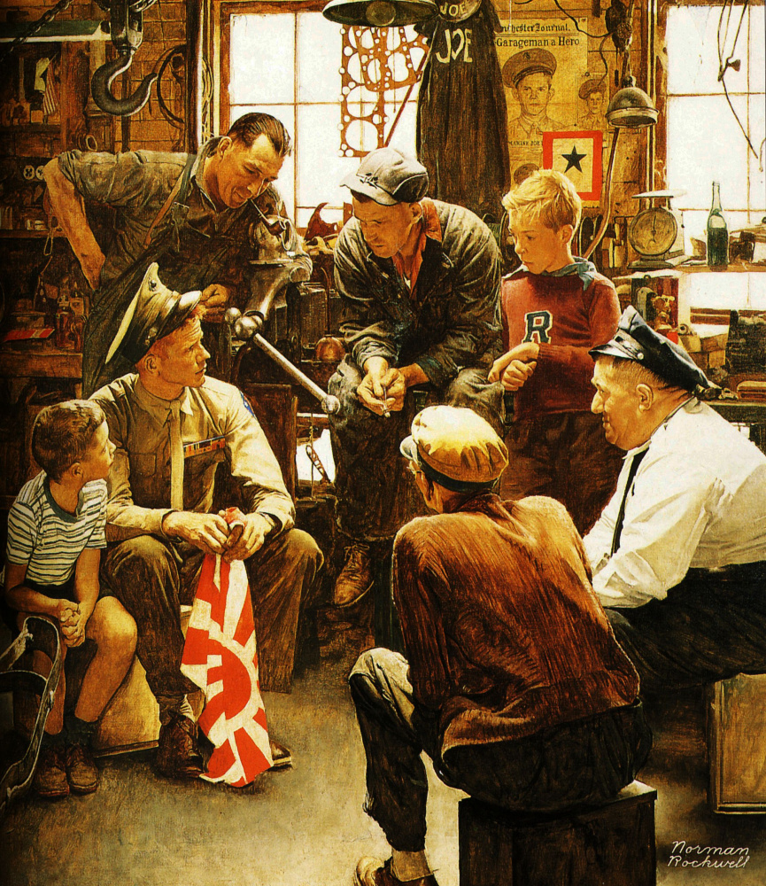 Norman Rockwell. Homecoming