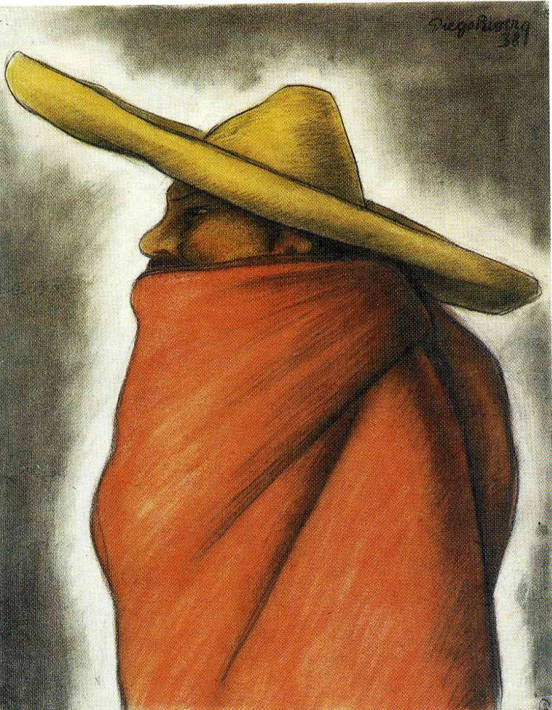 Diego Maria Rivera. Hat