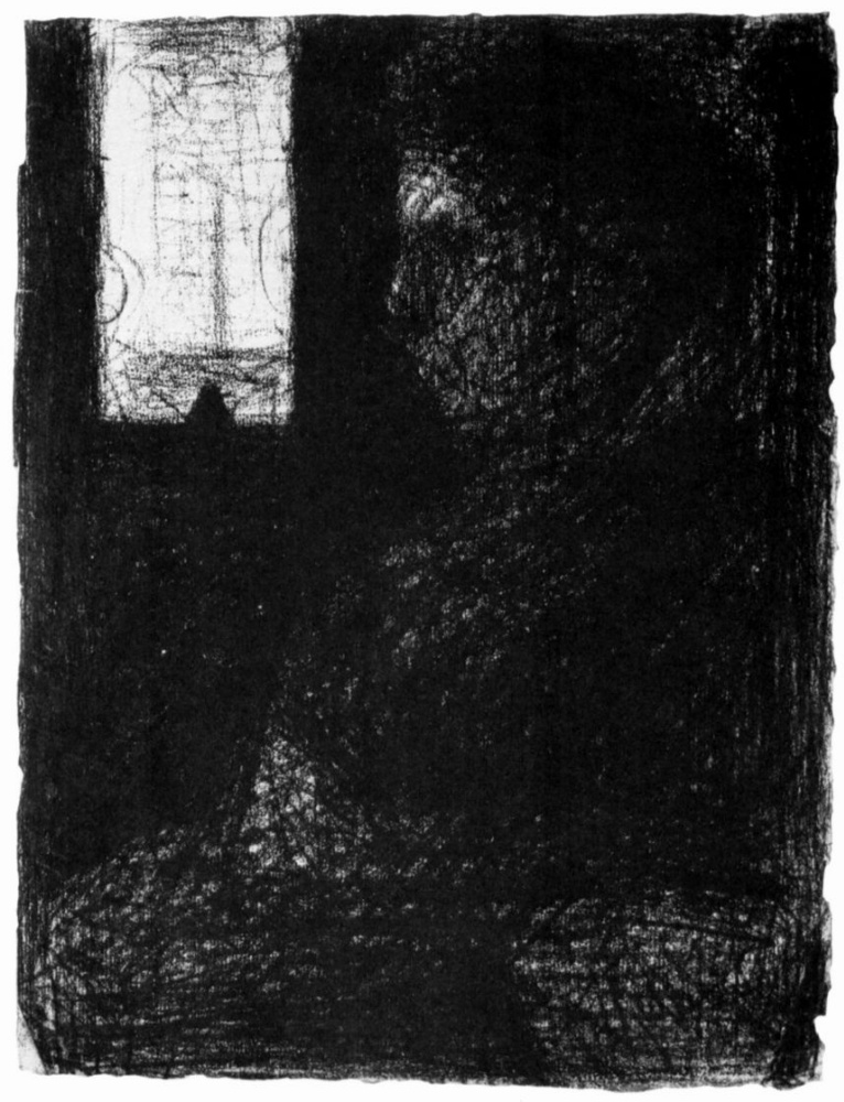 Georges Seurat. The woman in the car
